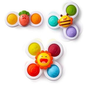 LiKee Strong Suction Cup Fidget RotatingToys for Baby